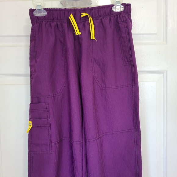 Spread Good Cheer Woman's Scrub Pants, Size: Small Color: Purple - Picture 3 of 12